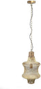 PTMD Elvira Hanglamp - H54 x Ø30 cm - Ijzer - Goud
