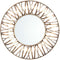 PTMD Eresa Gold Iron Mirror Wide Spray Border Round S