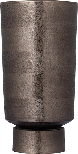 PTMD Erga Black Alu Sheet Zigzag Pot Round L