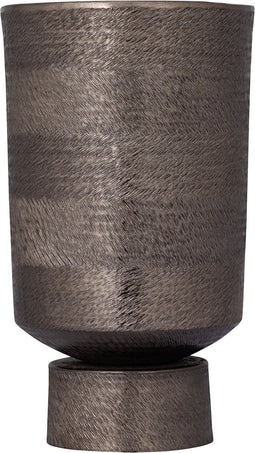 PTMD Erga Black Alu Sheet Zigzag Pot Round M