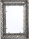 PTMD Ertas Gold Iron Mirror With Pattern Rectangle