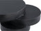PTMD Essy Black Metal Sidetable Unequal Piled Up Rounds