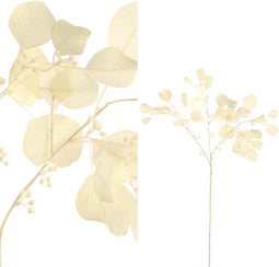 PTMD Eucalyptus Kunsttak - 30 x 26 x 70 cm - Creme