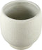 PTMD Evelynn White Round Cement Pot On Base XXL