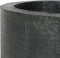 PTMD Eviee Black Brushed Alu Sheet Pot Round SV2