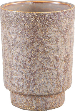 PTMD Falan Ronde Bloempot - H18,5 x Ø13,5 cm - Keramiek - Roze