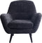 PTMD Fauteuil Donny Antraciet Zwart