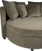 PTMD Fayen Fauteuil - H68 x Ø121 cm - Velvet - Groen