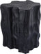 PTMD Fennah Black Matt Alu Sidetable Tree Wood Shape L