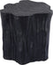 PTMD Fennah Black Matt Alu Sidetable Tree Wood Shape M