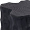 PTMD Fennah Black Matt Alu Sidetable Tree Wood Shape S