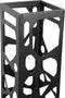 PTMD Ferdin Black Metal Floor Lamp Shaped Holes