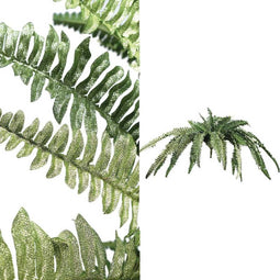 PTMD Fern Plant Green Fern Bush L