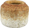 PTMD Fey Ronde Bloempot - H14 x Ø16 cm - Cement - Goud