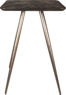 PTMD Fieron Black wooden bar table square