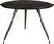 PTMD Fieron Black wooden dining table organic round