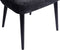 PTMD Fiori Anthracite 0504 dining chair black wood legs