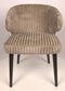 PTMD Fiori Beige 09 Dining Chair Dark Brown Wood Legs