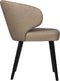 PTMD Fiori Sand Mio Vegan Leather Dining Chair