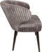PTMD Fiori Taupe 19 Dining Chair Dark Brown Wood Legs