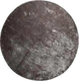 PTMD Flavia Rond Tapijt - H1 x Ø160 cm - Viscose - Grijs