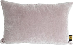 PTMD Floo Brown Cotton Velvet Cushion Rectangle