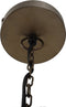 PTMD Fortune Hanglamp - H57 x Ø45 cm - Ijzer - Koper