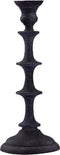 PTMD Freddie Black Alu Candle Holder With Tabs S
