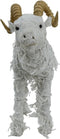 PTMD Fring Ram Ornament - 41 x 13 x 38 cm - Stof - Wit