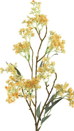 PTMD Garden Flower Bloem Kunsttak - 37 x 23 x 85 cm - Geel