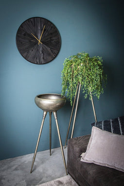 PTMD Genesis Brass Metal Planter 3 Feet Round High L