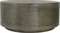 PTMD Georgy Nickel Iron Side Table Round SV2