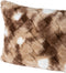 PTMD Geraldine Brown Artificial Fur Cushion Rectangle