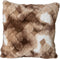 PTMD Geraldine Brown Artificial Fur Cushion Square S