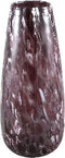 PTMD Gindora Purple Glass Vase Round Bulb Design L