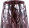 PTMD Gindora Purple Glass Vase Round Bulb Design L