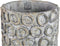 PTMD Ginte Grey Cement Pot Round With Circles High XL