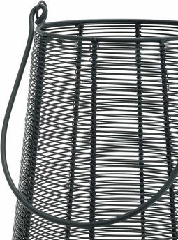 PTMD Gior Lantaarn - 22 x 22 x 47 cm - Ijzer - Zwart