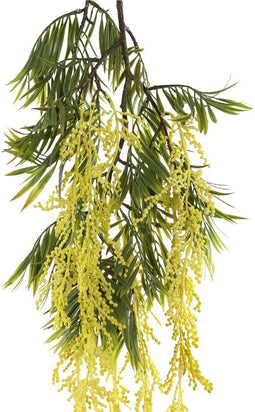 PTMD Gras Kunsttak - 65 x 30 x 109 cm - Kunststof - Geel