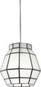 PTMD Hanglamp Iron Design-glas diameter 30 cm