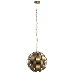 PTMD Hanglamp Lovis - 45x45x48 cm - Metaal - Goud