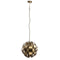 PTMD Hanglamp Lovis - 45x45x48 cm - Metaal - Goud