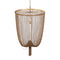 PTMD Hanglamp Solan - 70x70x100 cm - Ijzer - Goud