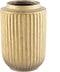 PTMD Harris Gold Ceramic Round Pot High With Lines S
