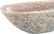 PTMD Hayle Cream Cement Pot Rough Structure Oval L