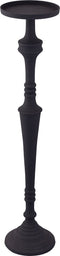 PTMD Helen Black Alu Candle Holder Powder Coated L