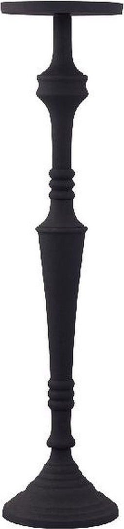 PTMD Helen Black Alu Candle Holder Powder Coated S