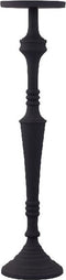 PTMD Helen Black Alu Candle Holder Powder Coated S