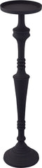 PTMD Helen Black Alu Candle Holder Powder Coated S