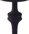 PTMD Helen Black Alu Candle Holder Powder Coated S